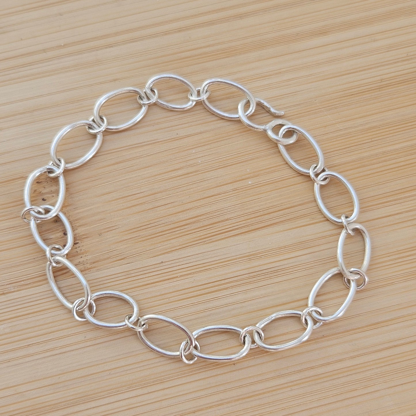 Handmade silver chain bracelet
