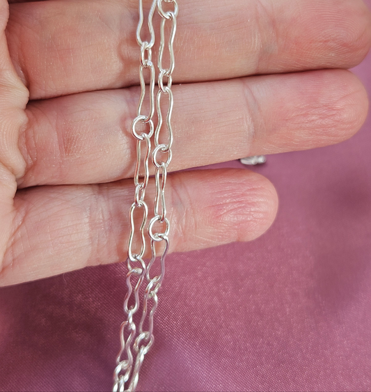 Sterling silver handmade chain