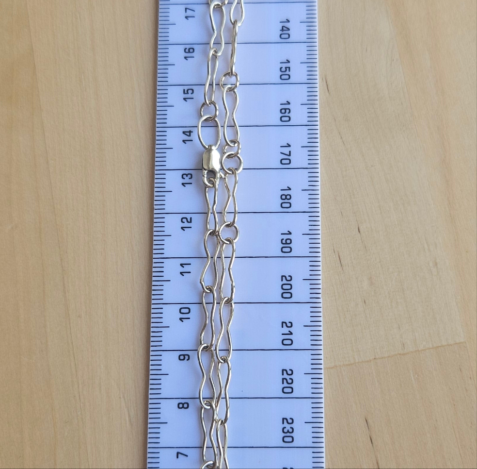 9ct gold handmade chain