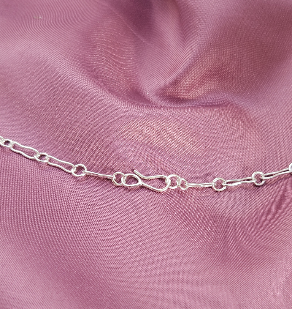 Sterling silver handmade chain