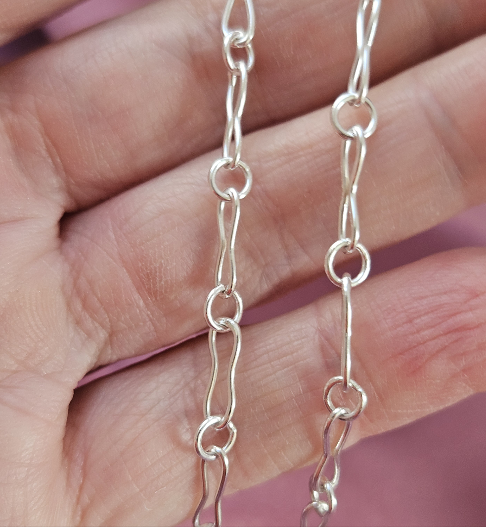 Sterling silver handmade chain