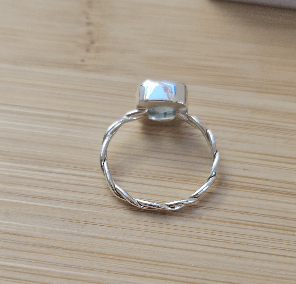Sterling silver Aquamarine ring
