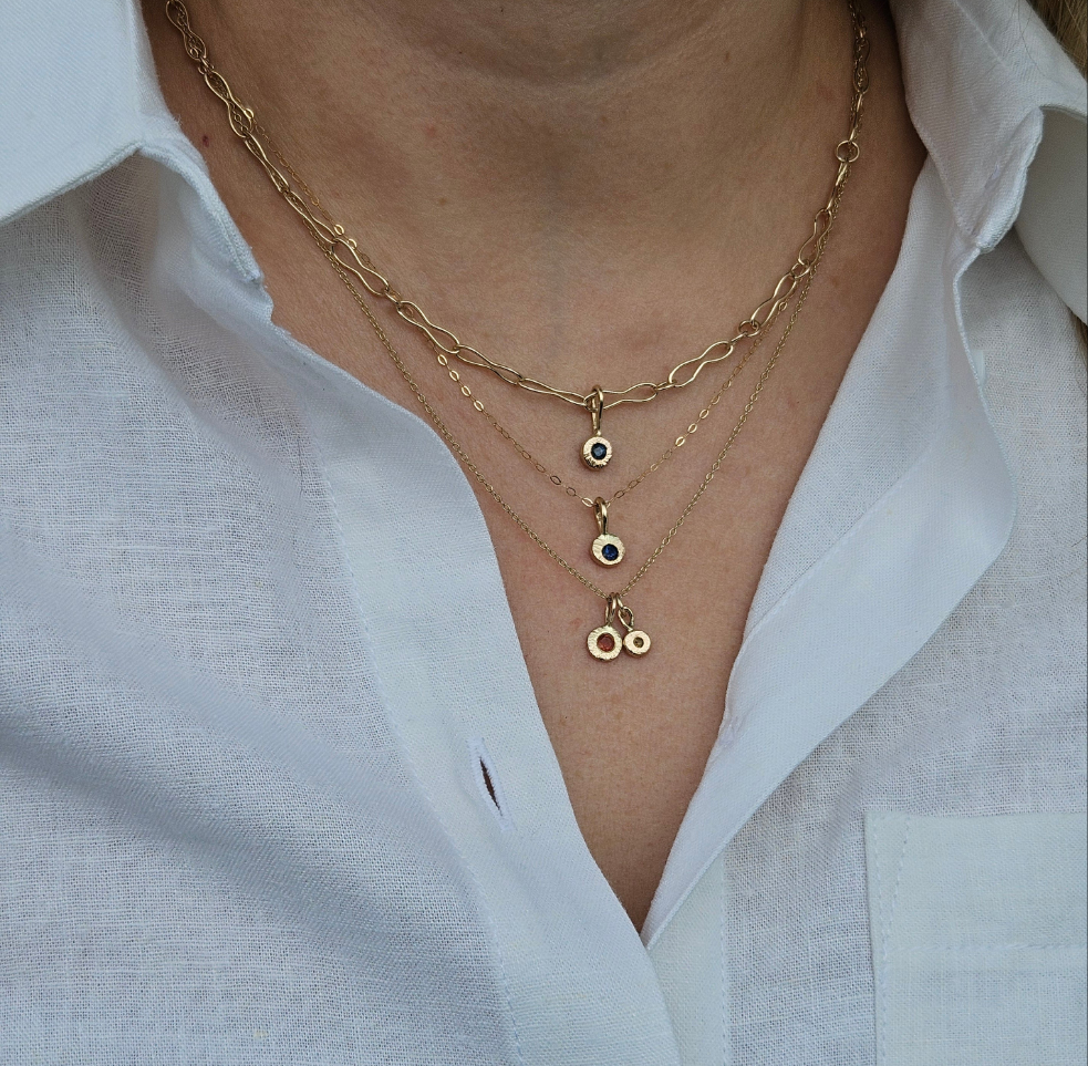 9ct gold handmade chain