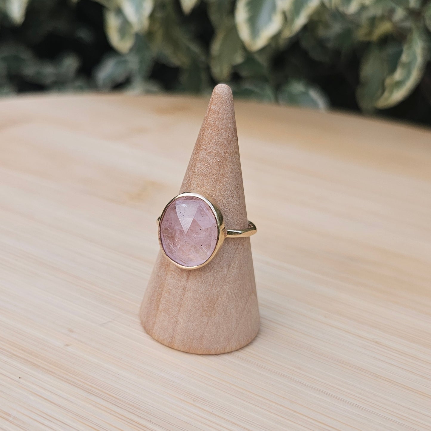 14ct gold Morganite ring