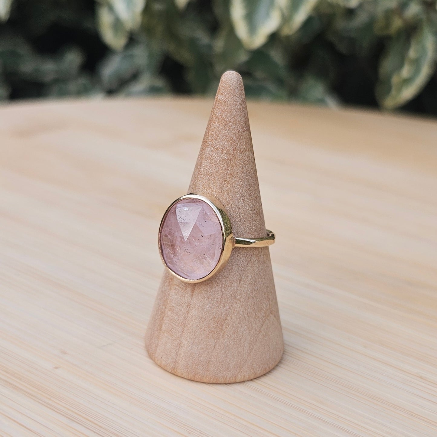 14ct gold Morganite ring