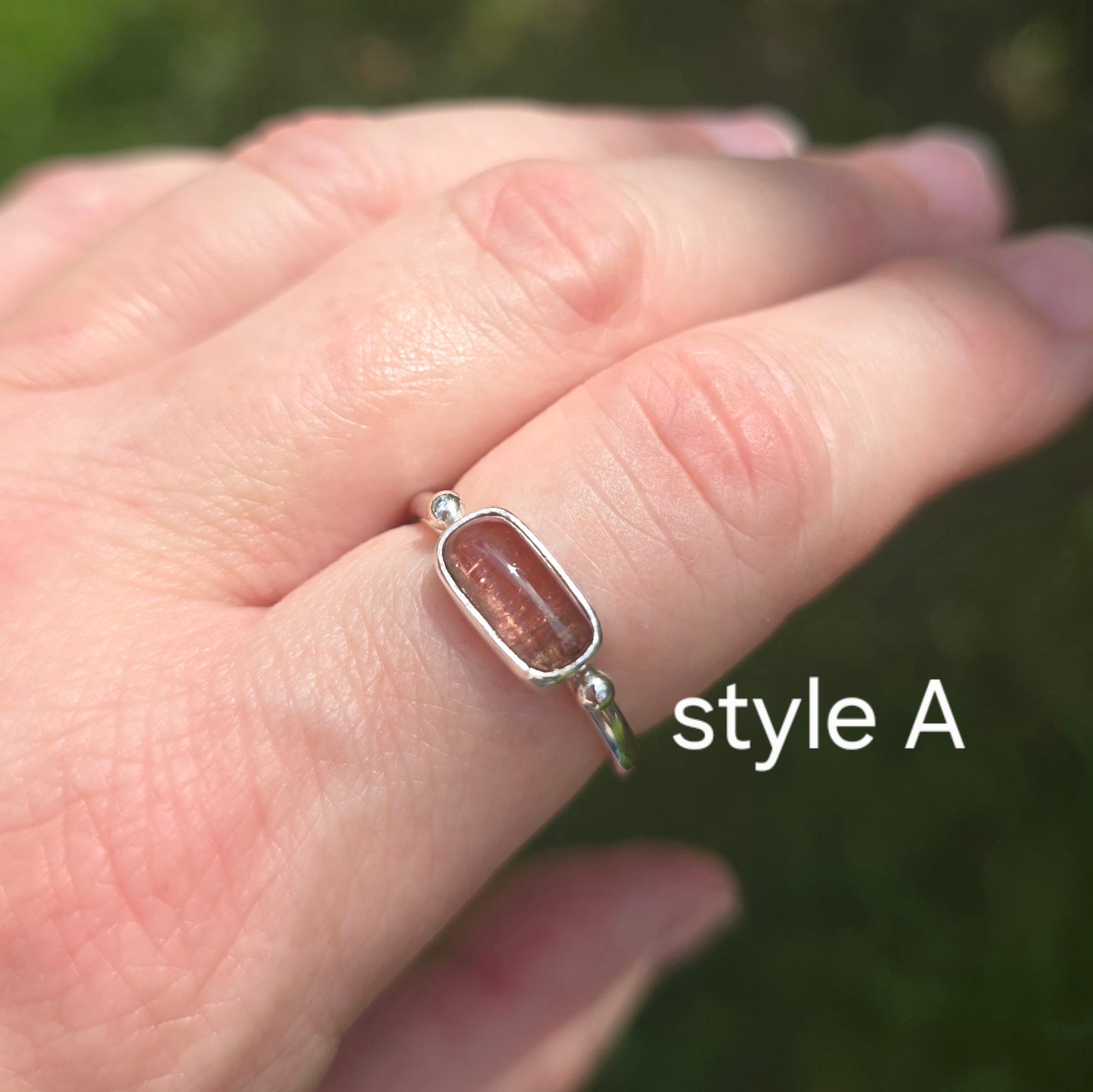 Made to order tourmaline ring