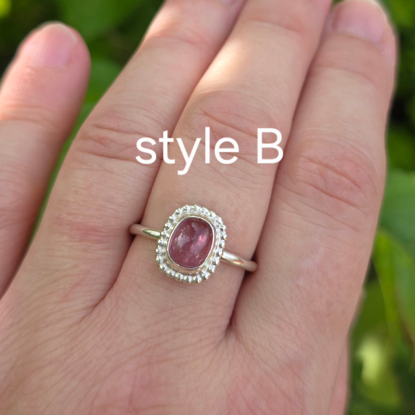 Made to order tourmaline ring