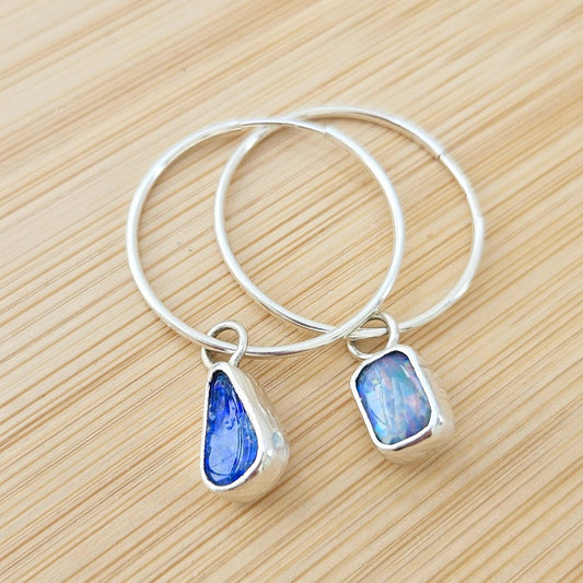 Australian Opal doublet earrings