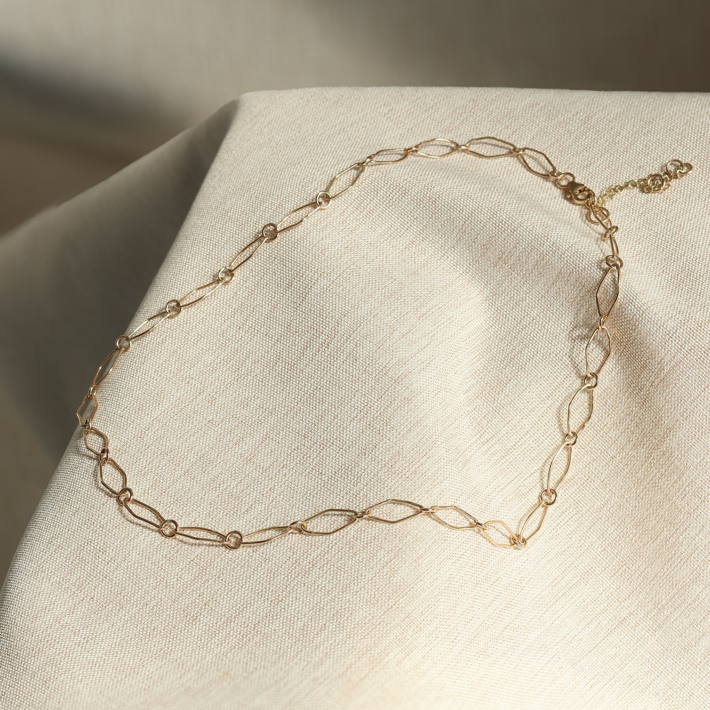 Handmade 9ct gold chain