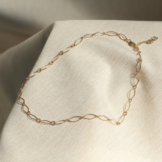 Handmade 9ct gold chain