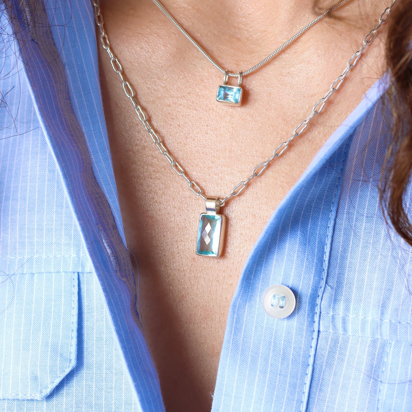Aquamarine pendant