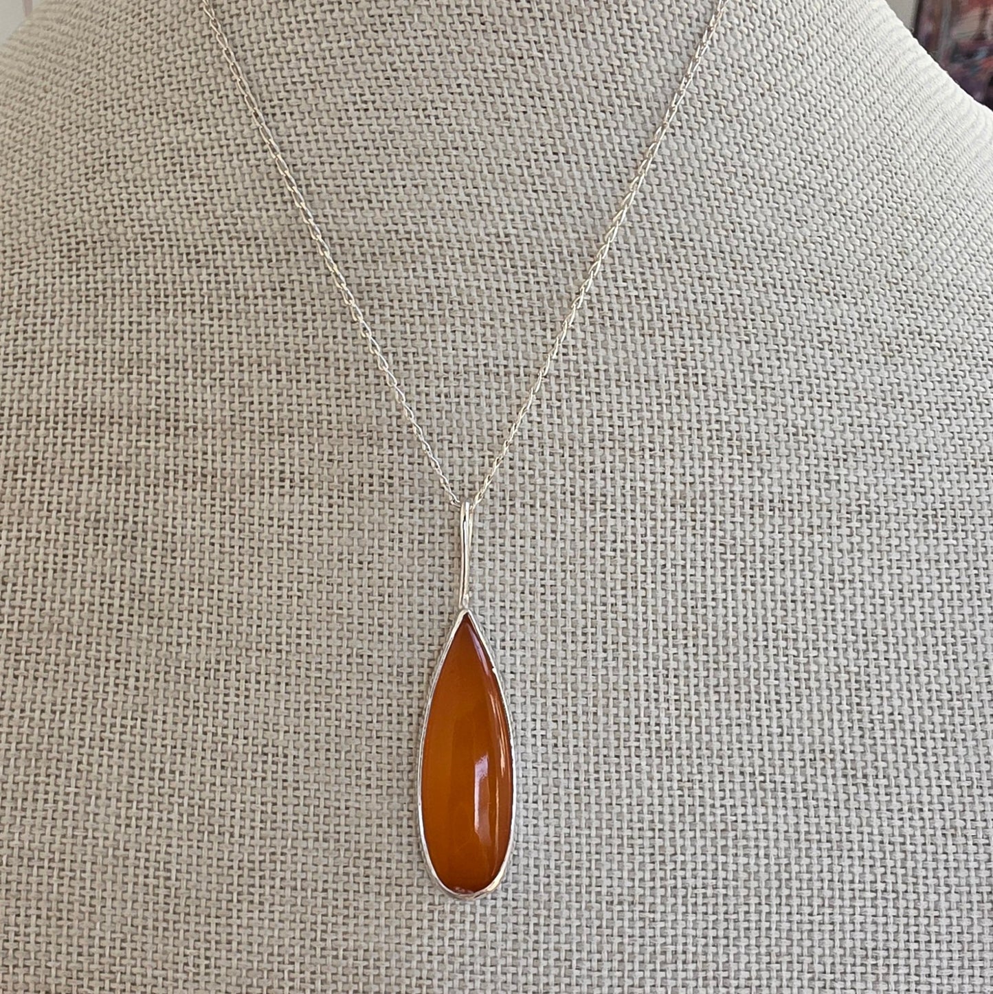 Carnelian pendant