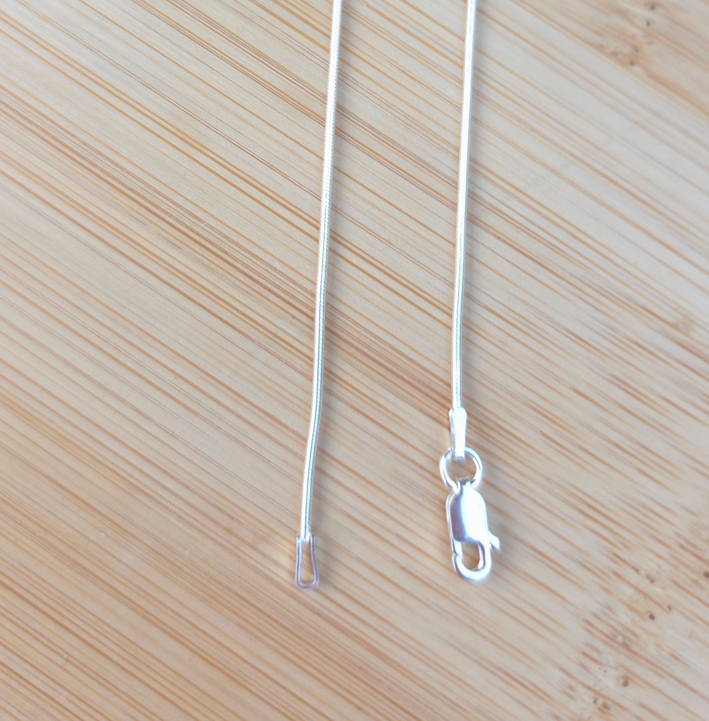Sterling silver snake chain