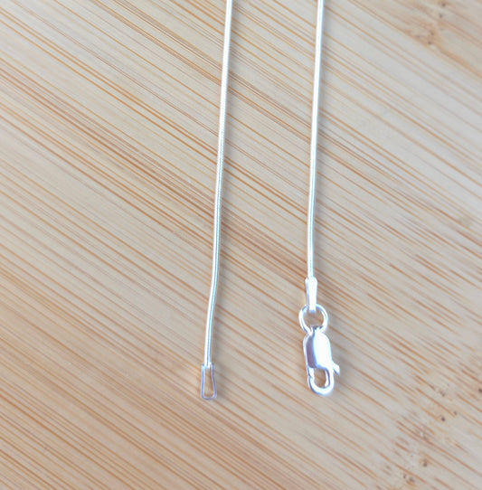 Sterling silver snake chain