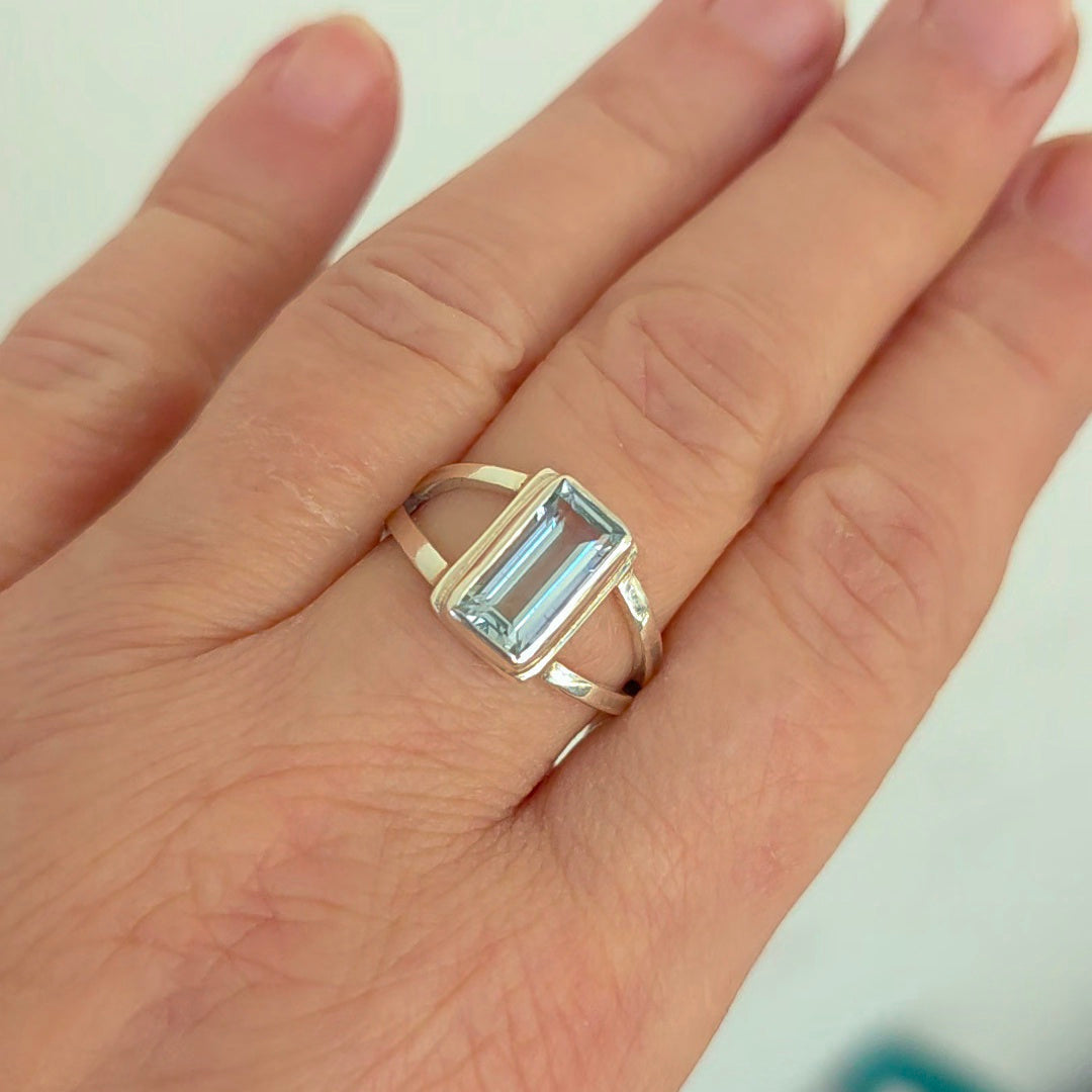 Aquamarine Ring