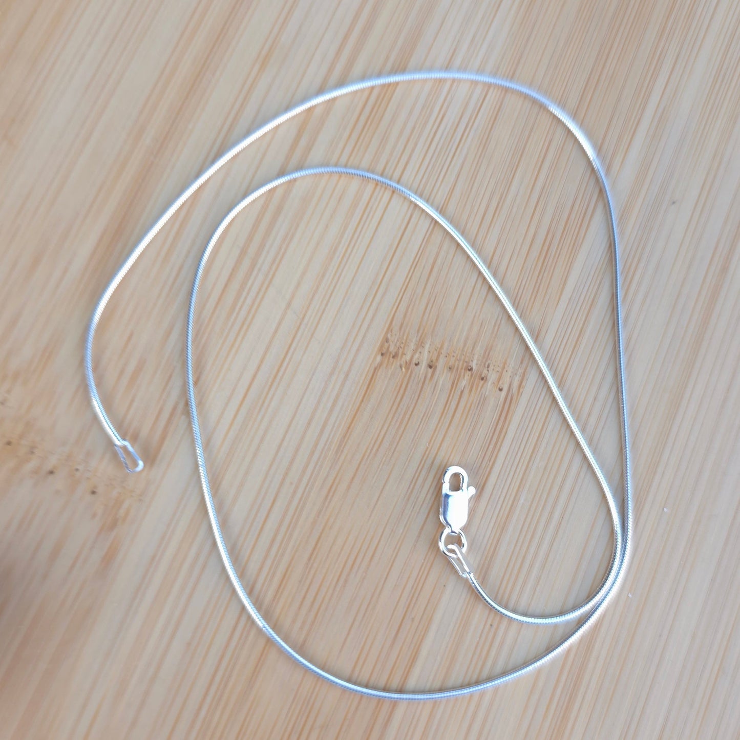 Sterling silver snake chain