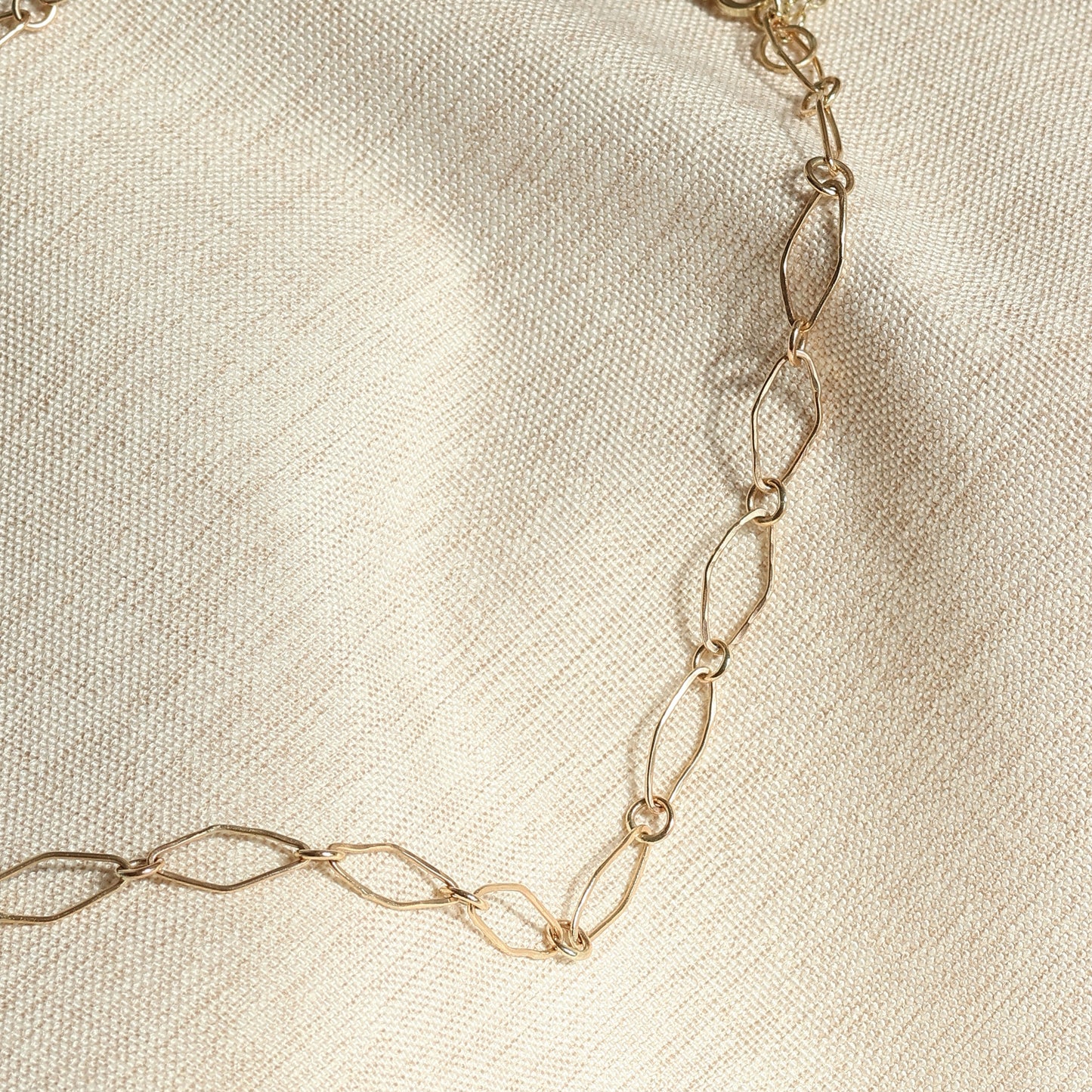 Handmade 9ct gold chain